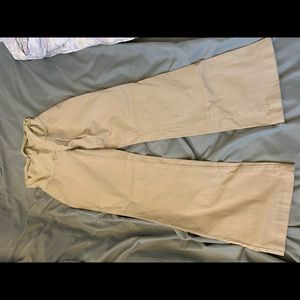 Maternity work khaki pant